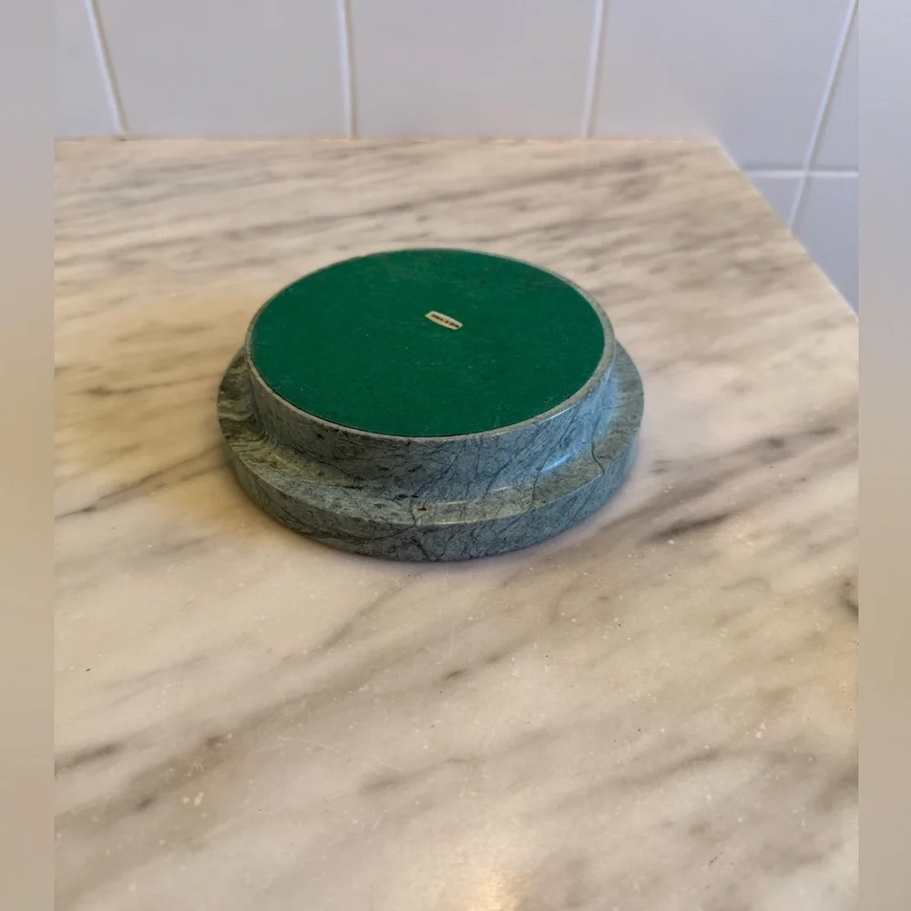 Solid Jade Marble Coster Wine Holder